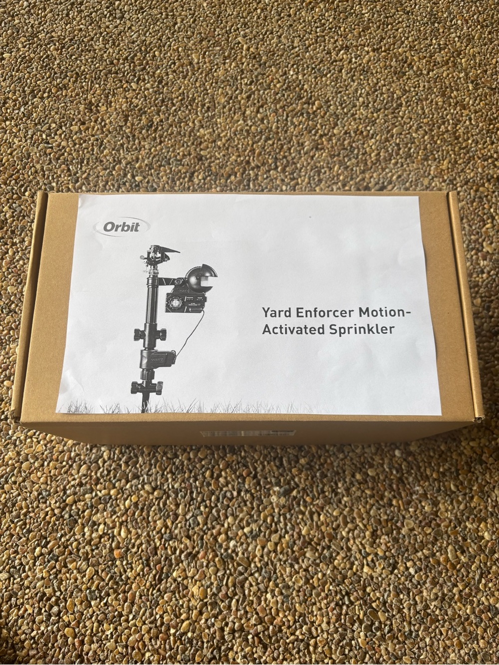 Orbit Yard Enforcer Motion-Activated Sprinkler - Tan Box